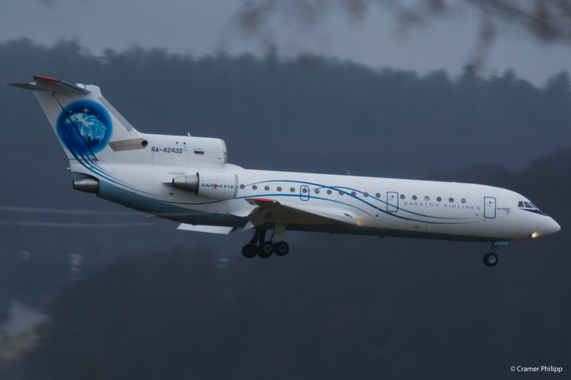 Russen Jet in ZRH