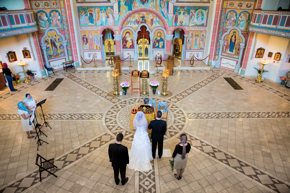 Russisch-Orthodoxe Hochzeit