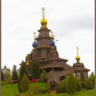 Russisch orthodoxe Holzkirche