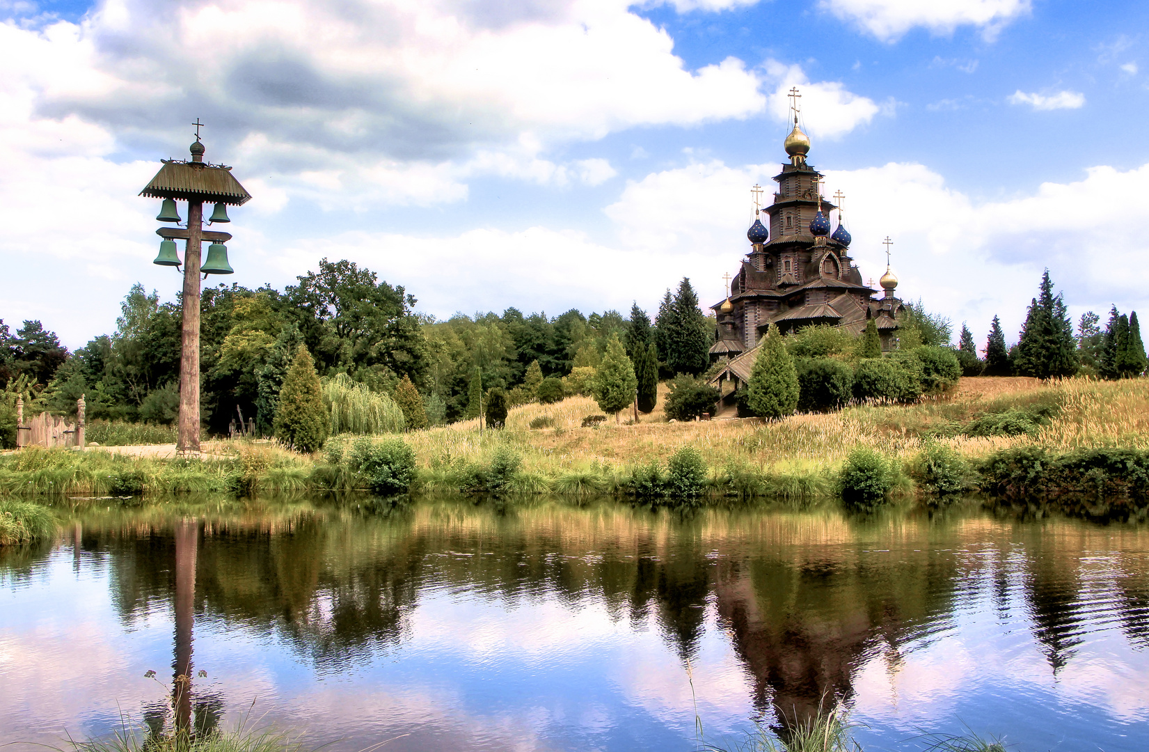 Russisch-orthodoxe Holzkirche