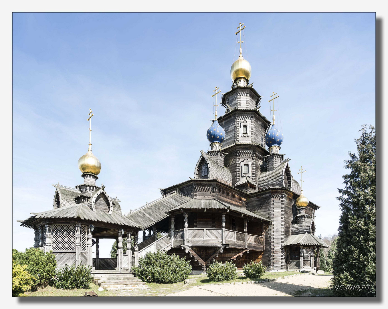 Russisch-orthodoxe Holzkirche