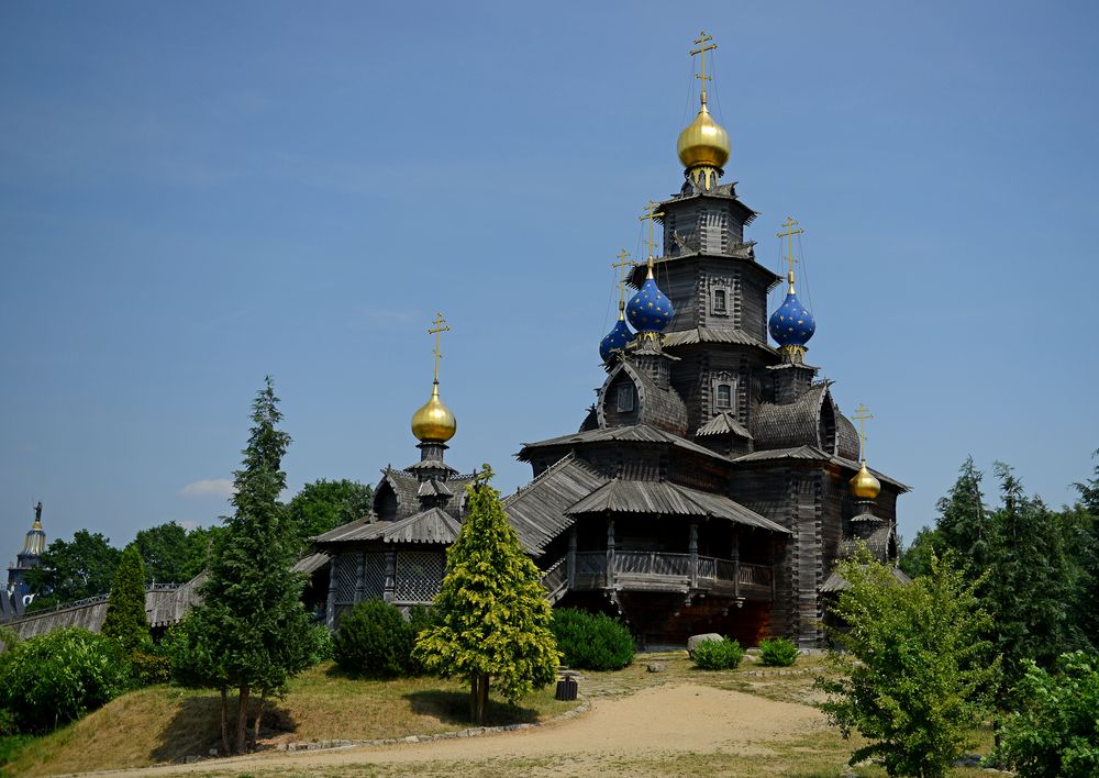 Russisch-orthodoxe Holzkirche