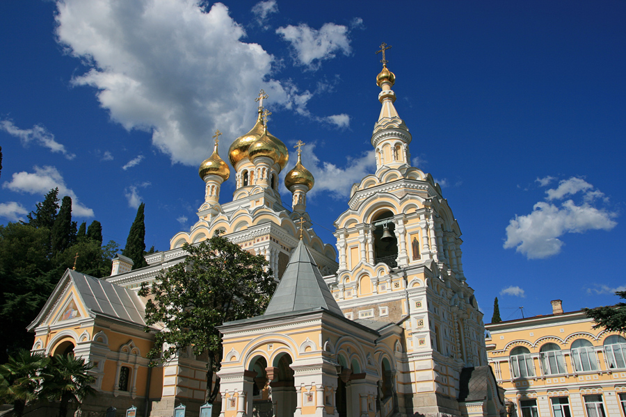 Russisch-Orthodoxe Kathedrale in Yalta