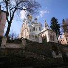 Russisch-Orthodoxe Kirche in Karlsbad (Karlovy Vary) andere Seite