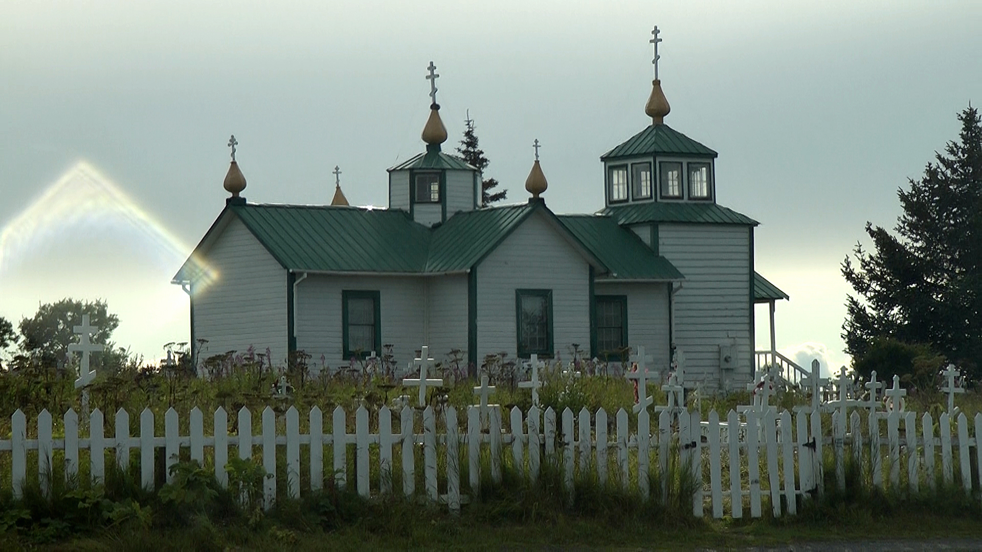 Russisch-orthodoxe Kirche in Ninilchik, Kenai-Halbinsel, Alaska