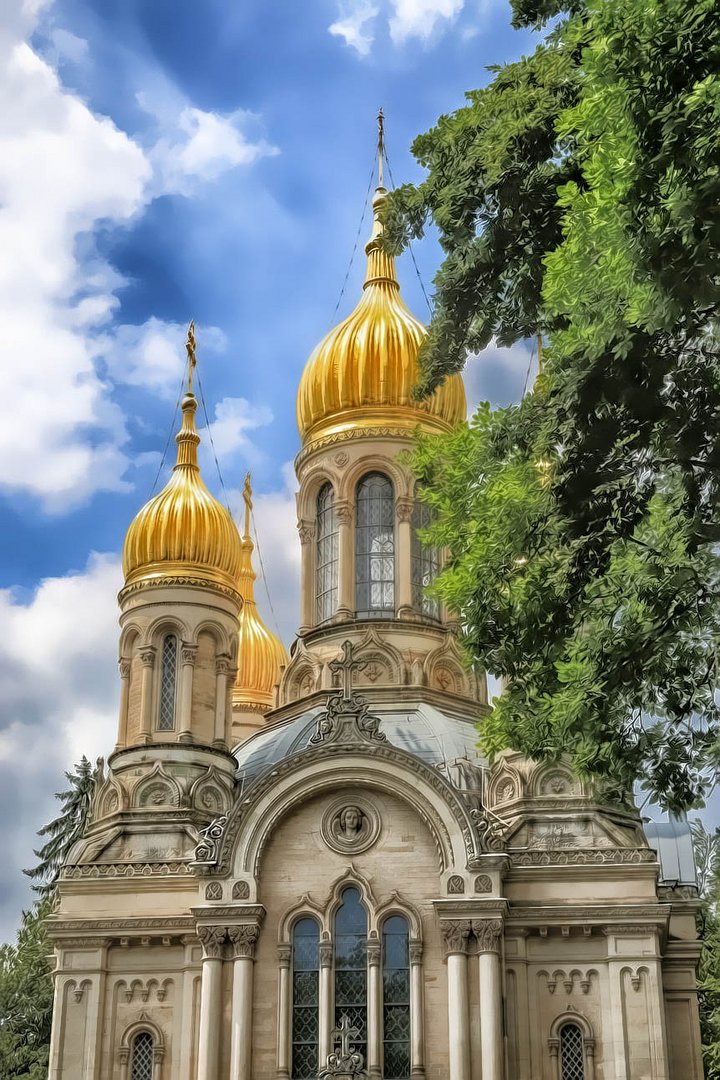 Russisch-Orthodoxe-Kirche. Wiesbaden