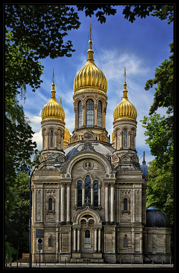 Russisch Orthodoxe Kirche Wiesbaden Foto Bild Architektur Sakralbauten Aussenansichten Von Kirchen Bilder Auf Fotocommunity