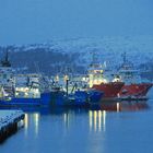 Russische Fischerboote in Kirkenes / Norwegen