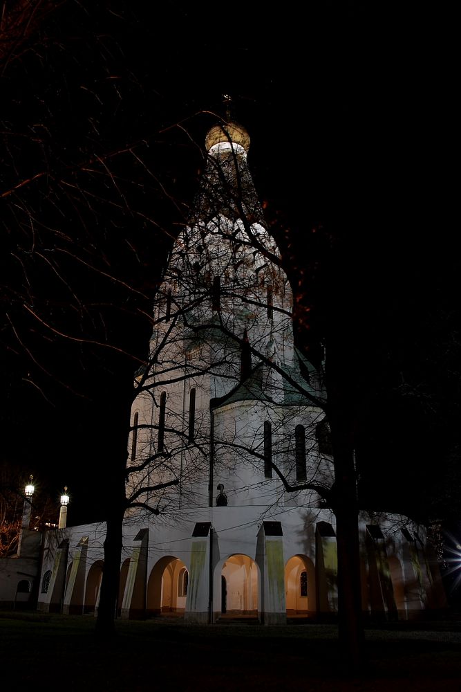 Russische Gedächtniskirche Leipzig - Rückseite