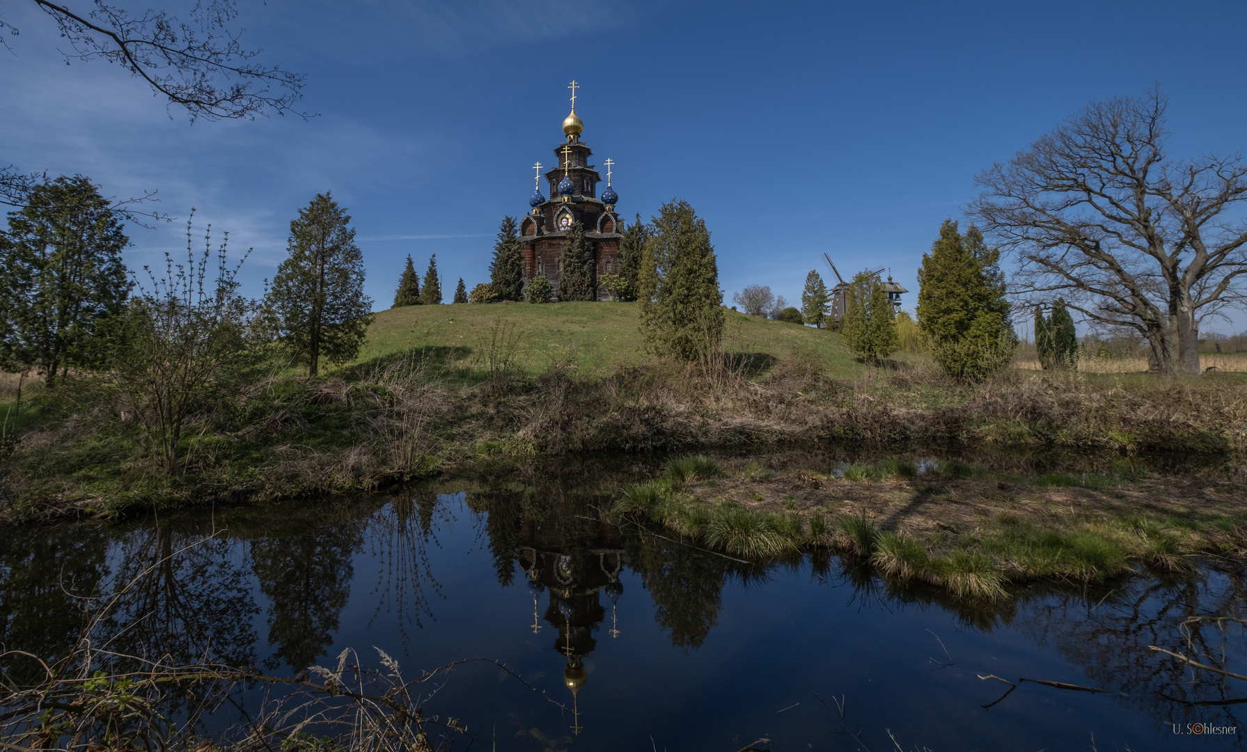 Russische Holzkirche