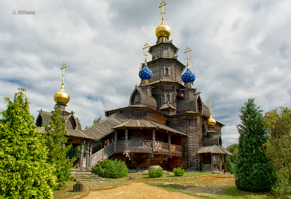 Russische Holzkirche