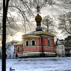 Russische Kapelle im Winterlicht