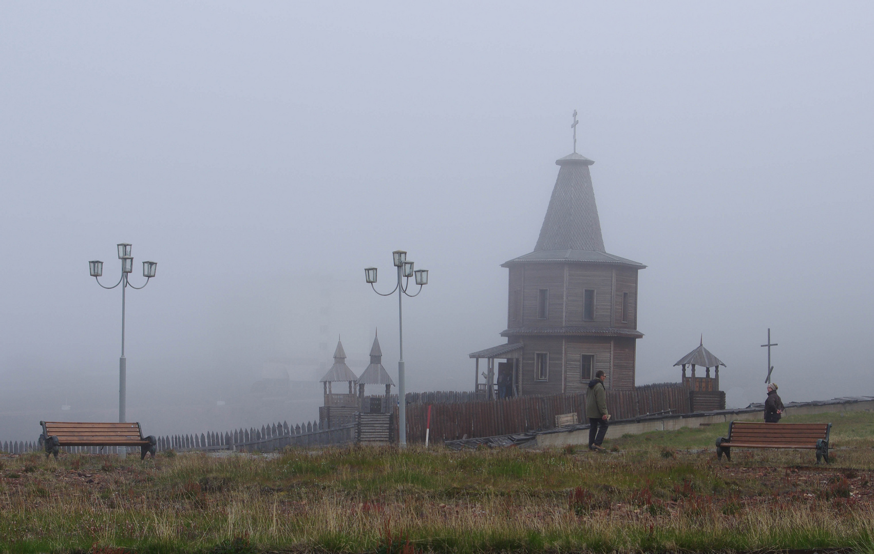 Russische Kirche in Barentsburg, Spitzbergen