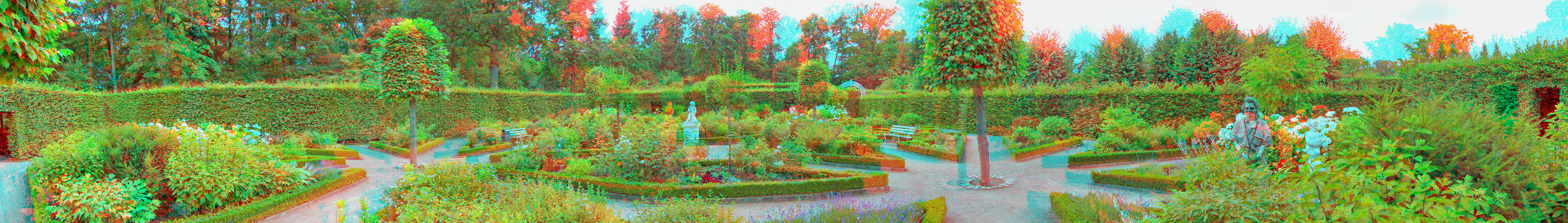 Russischer Garten (3D-Panorama-Foto) bitte scrollen >>>