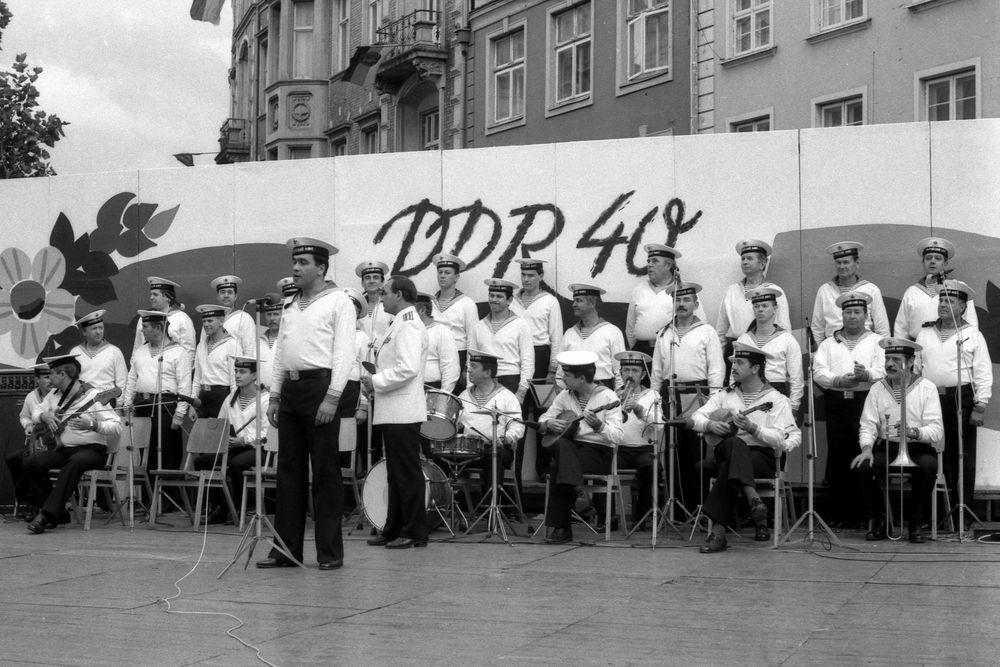 Russischer Marine Chor zum 40. Jahrestag der DDR