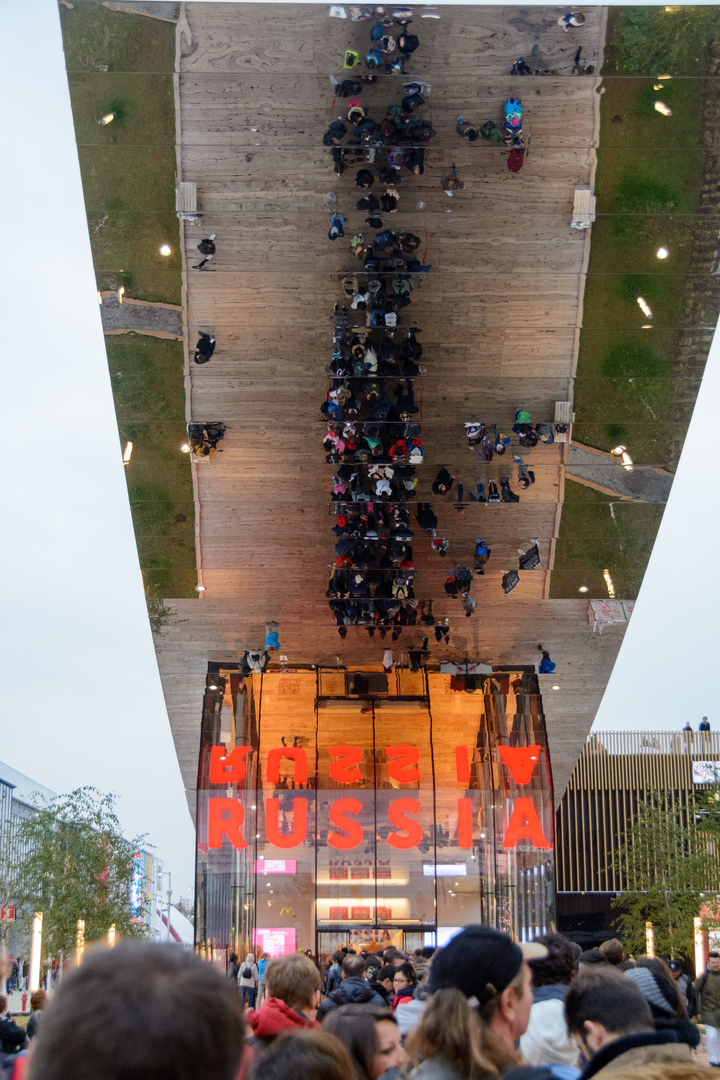 Russischer Pavillon auf der Expo 2015 in Mailand