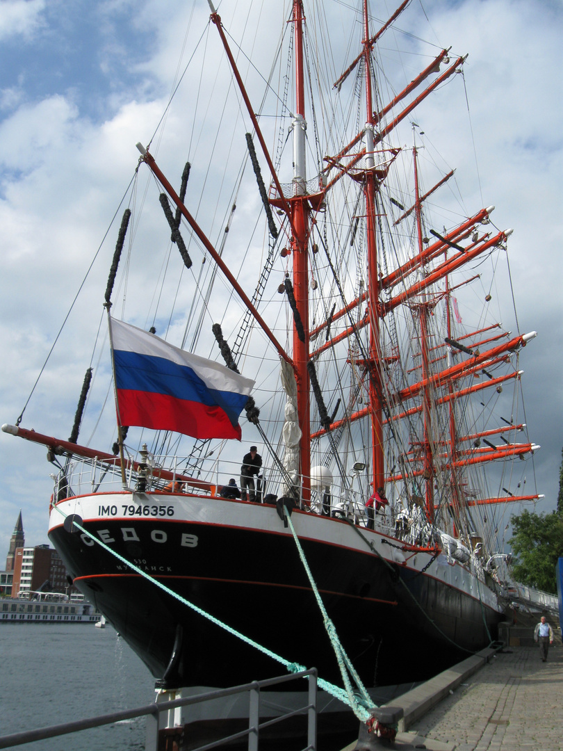 Russischer Segler auf der Kieler Woche