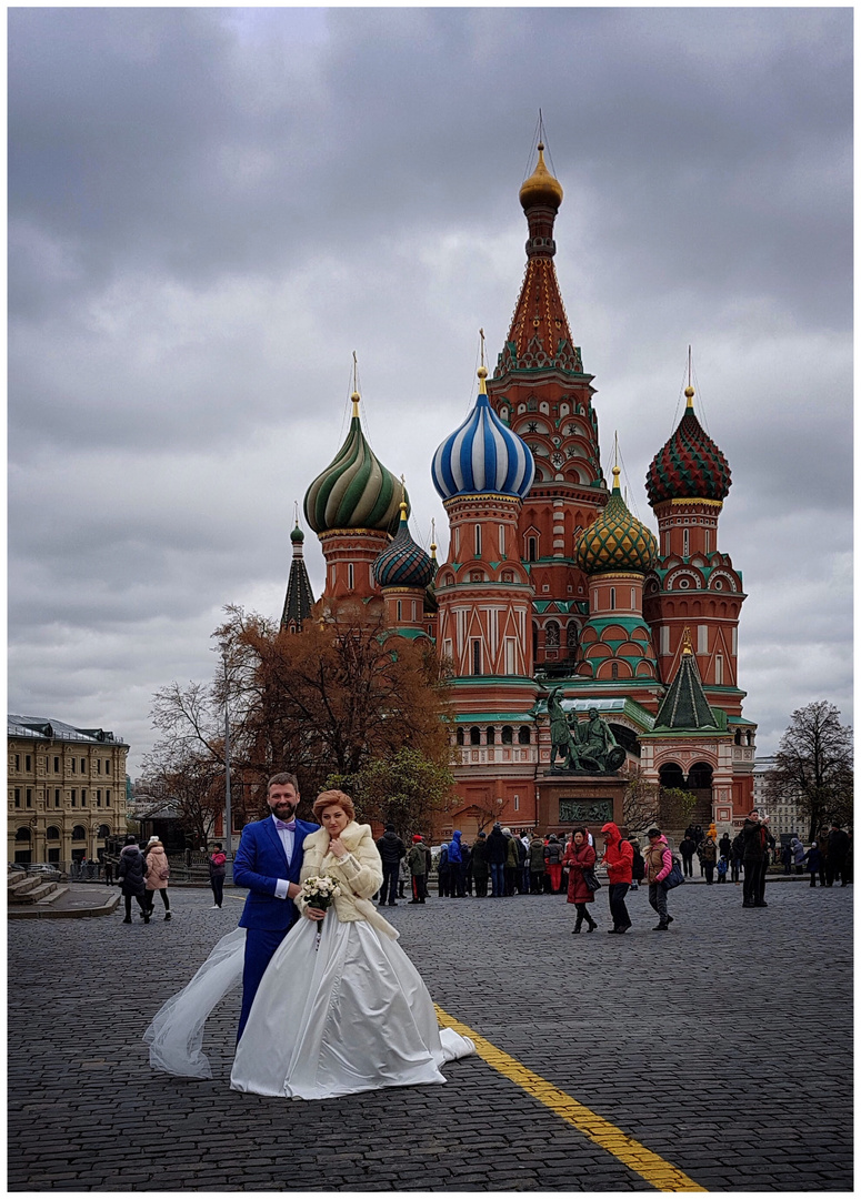 Russisches Hochzeitspaar