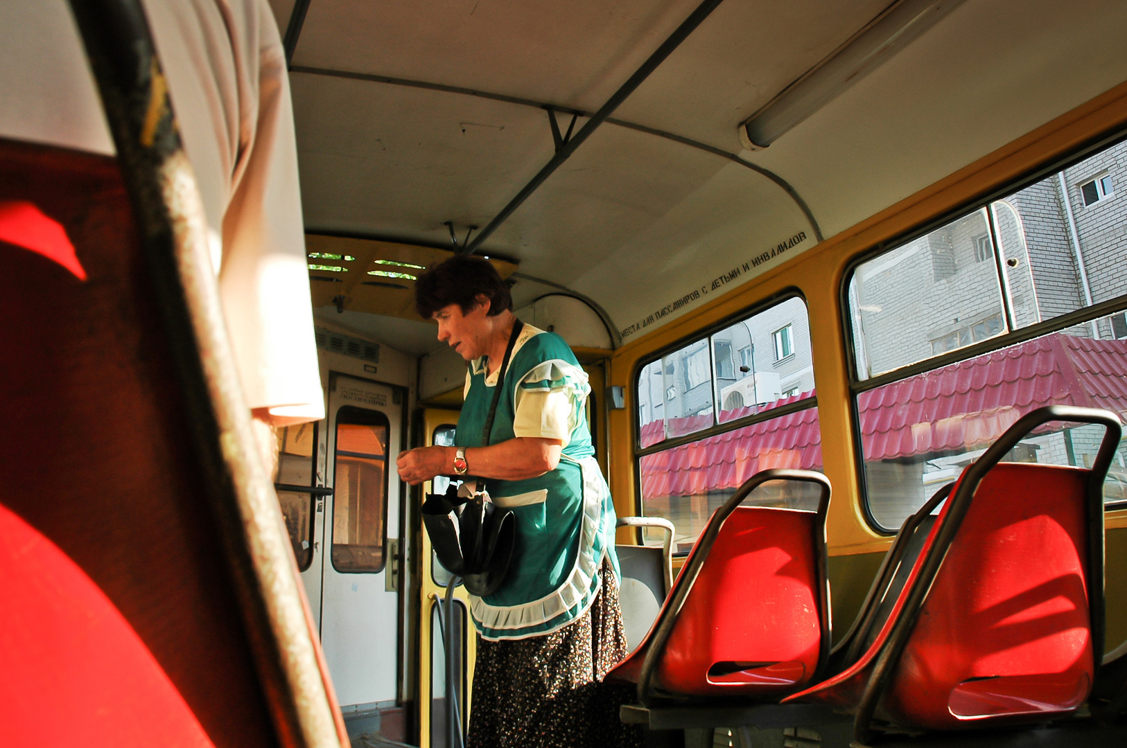 Russland 2014, in der Stadt Orel, Straßenbahn