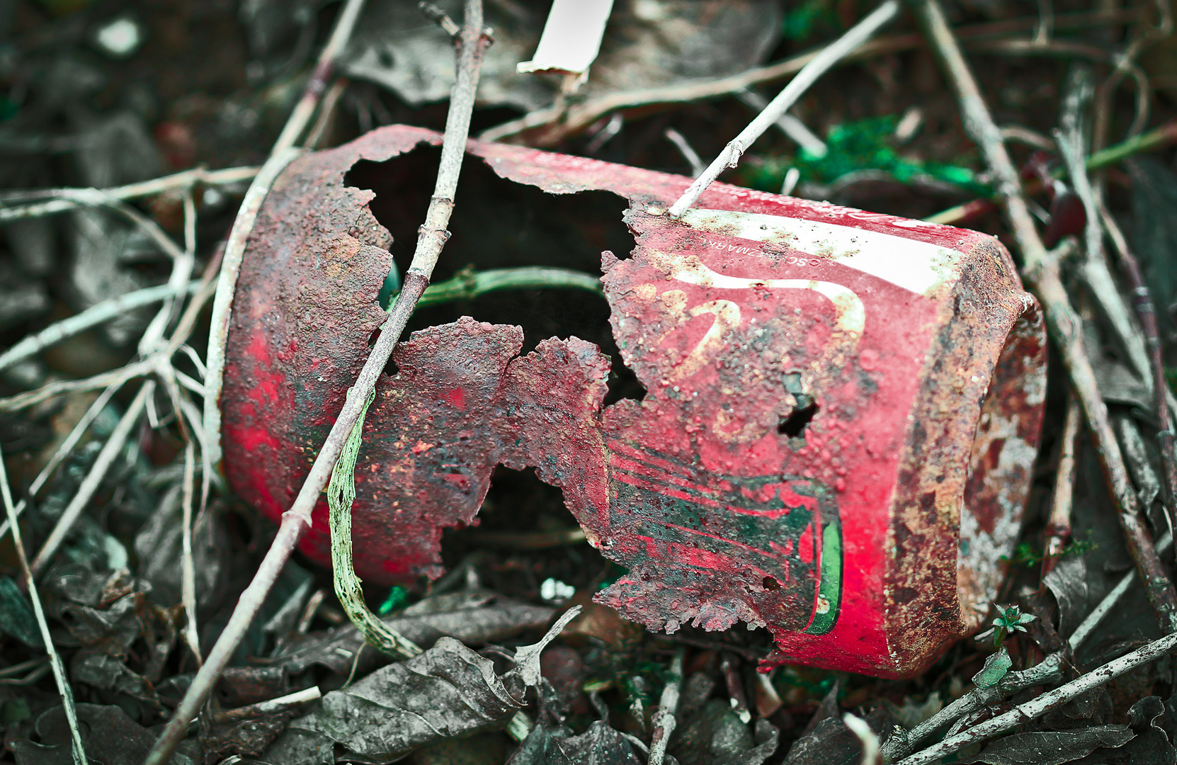 Rusted by the rain ...