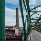 Rustensteg, die Gleise der Westbahn querend. 