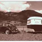 rustikales Camping mit Aussicht