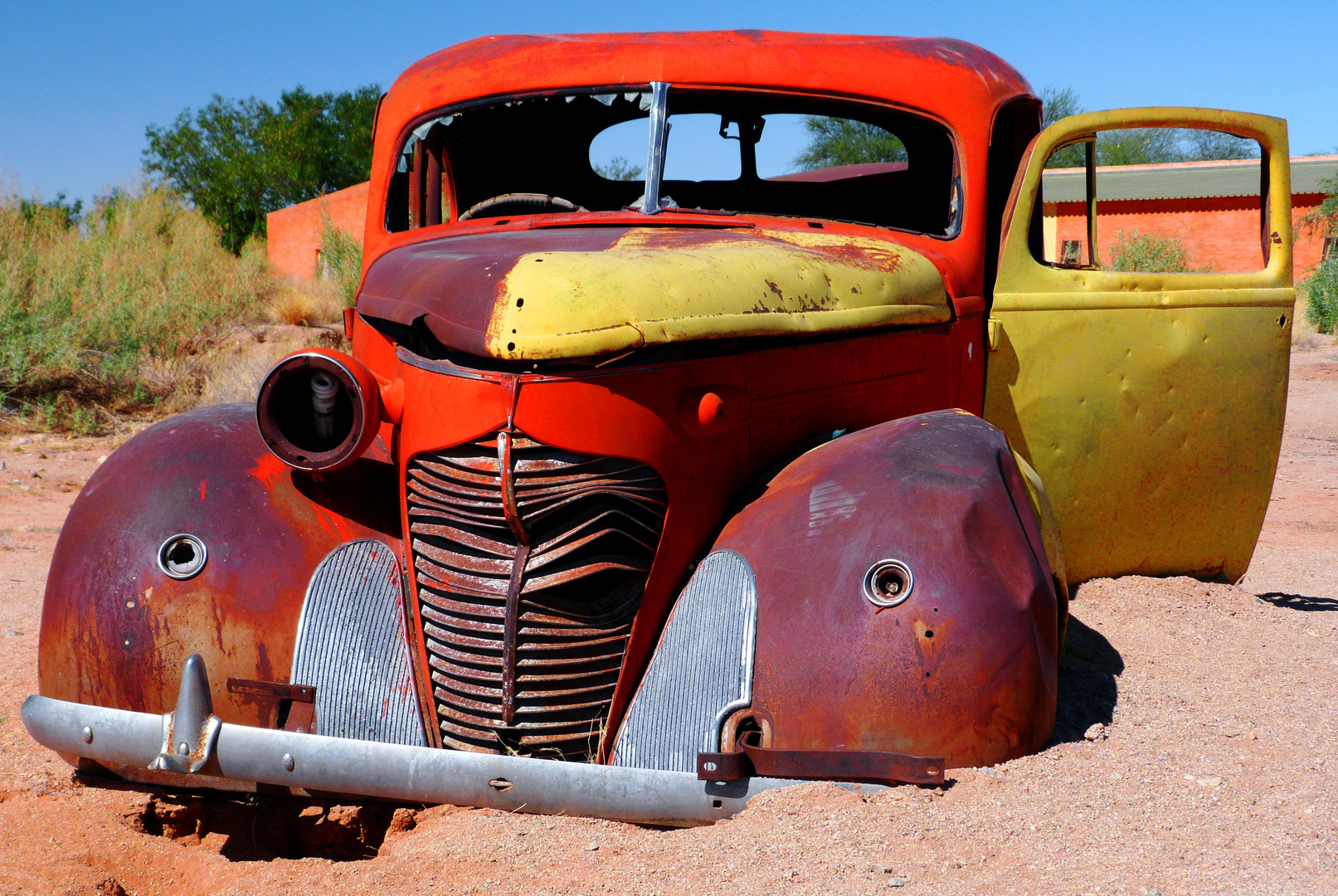 Rusty Car in der Vornamib
