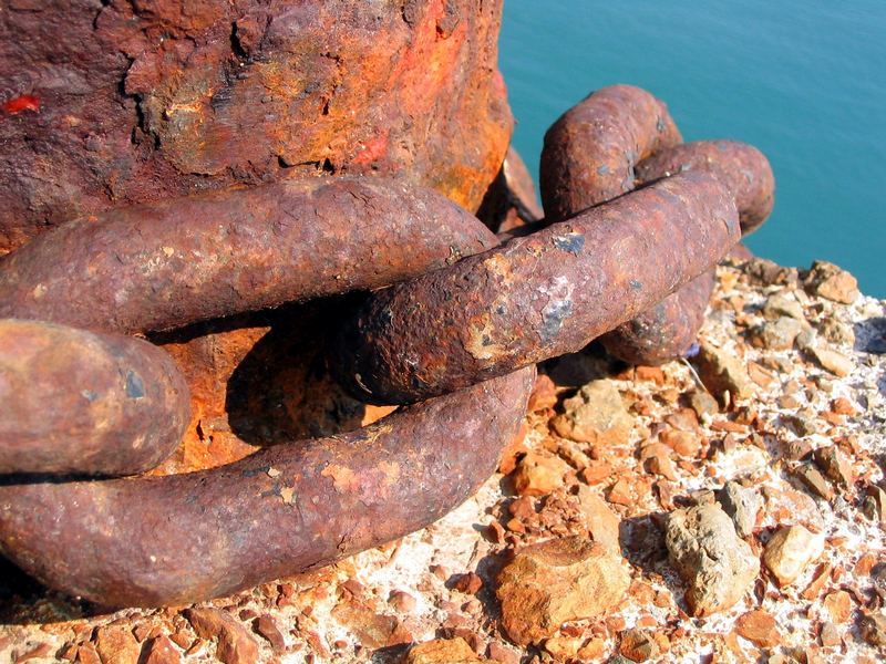 rusty chain