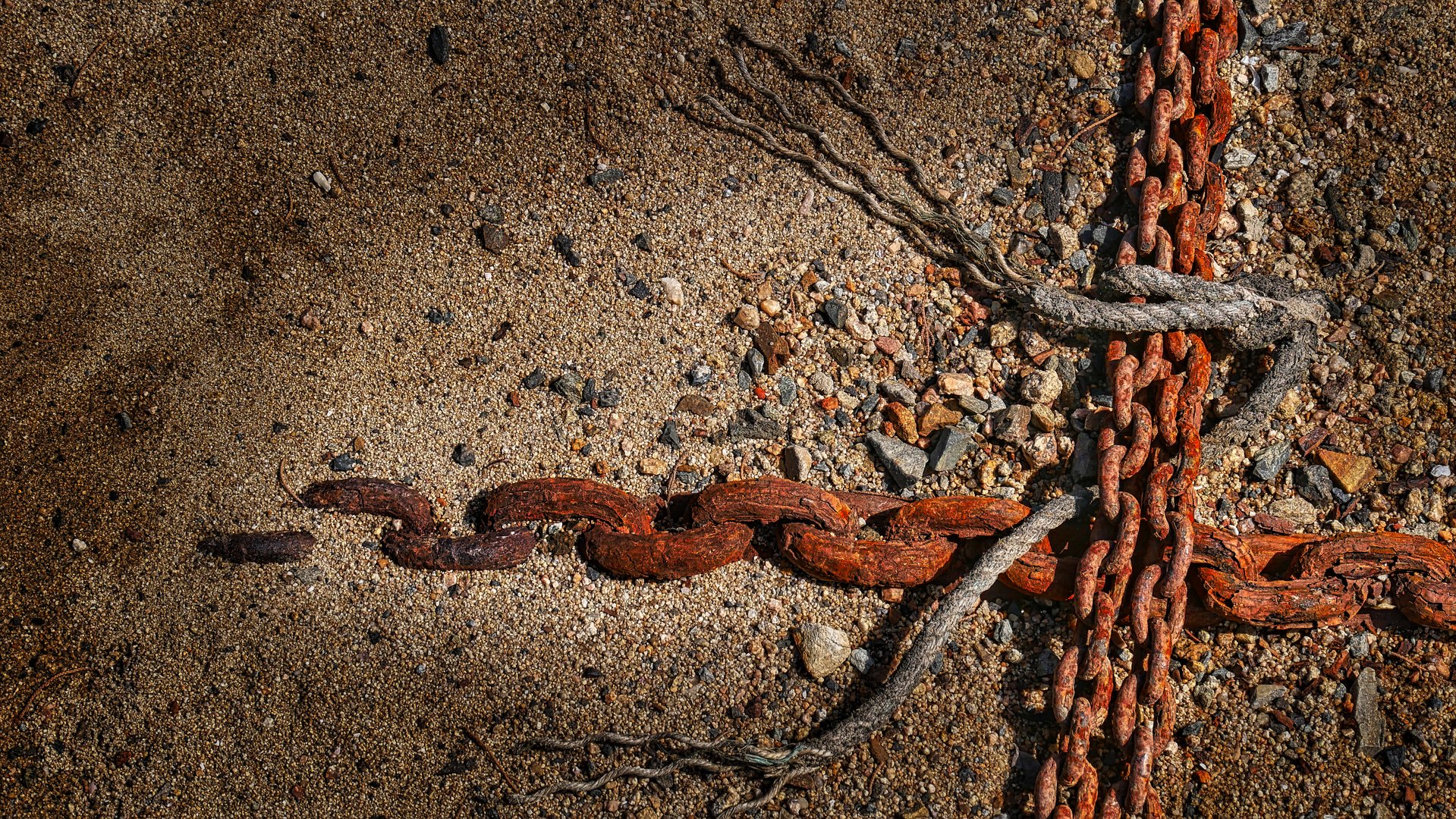 rusty chains