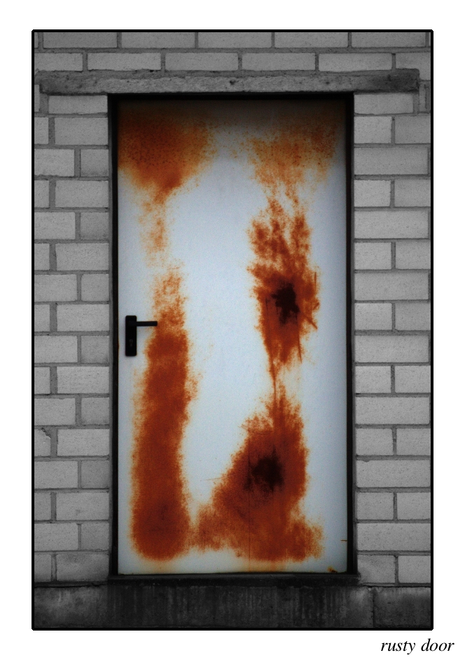 rusty door