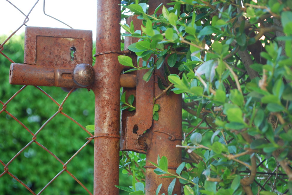 rusty gardendoor