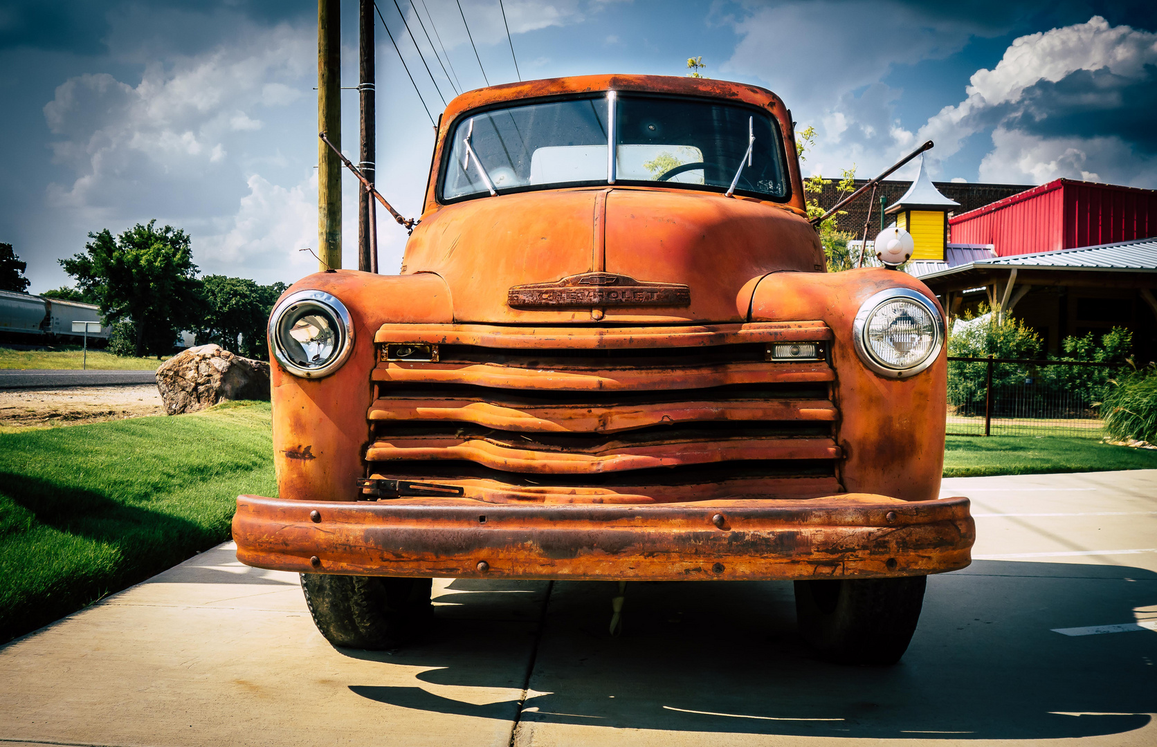 Rusty old truck