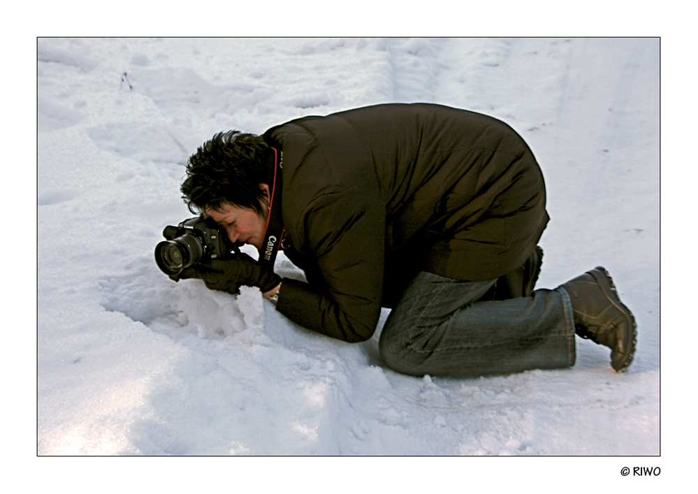 Ruth im Schwarzwald Schnee....