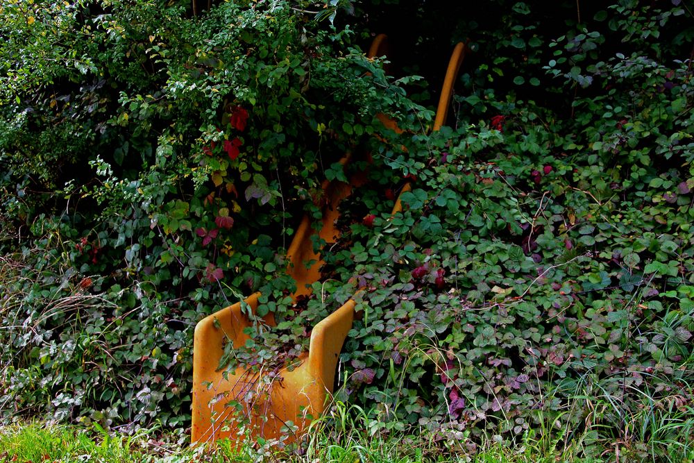 Rutschbahn im Dornröschenschlaf