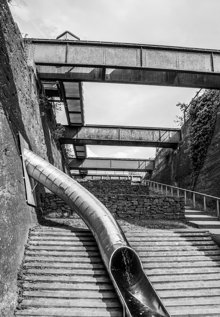 Rutsche Landschaftspark Duisburg-Nord