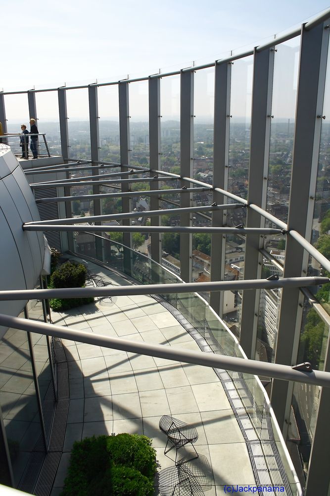 RWE-Turm in Essen: Aussichtsterasse im 27. Stockwerk