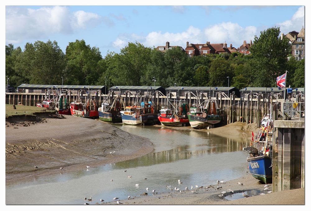 Rye, low tide ...