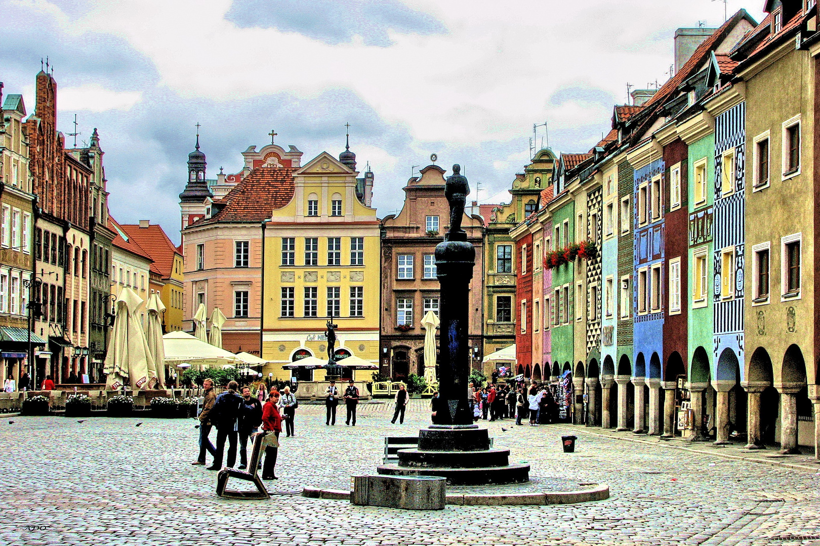 Rynek ...la place de ville Poznan