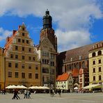 Rynek mit Elisabethkirche in Wroclaw