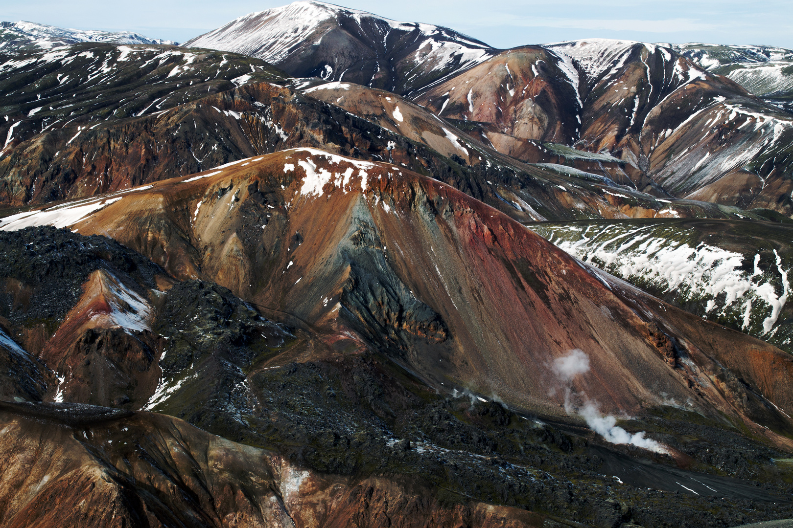 Ryolith- Berge in Landmannalaugar