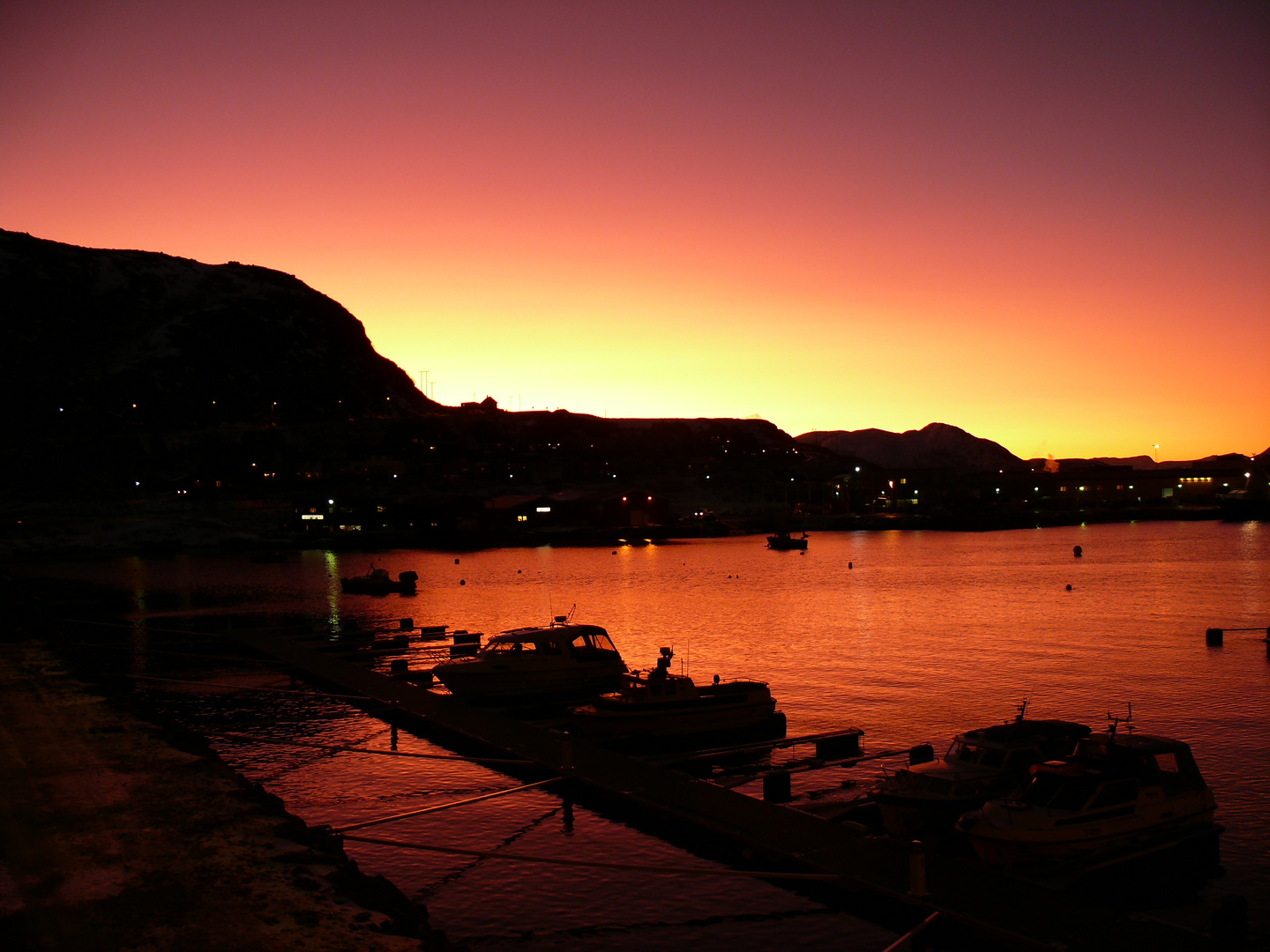 Rypefjord bevor die Sonne wiederkommt