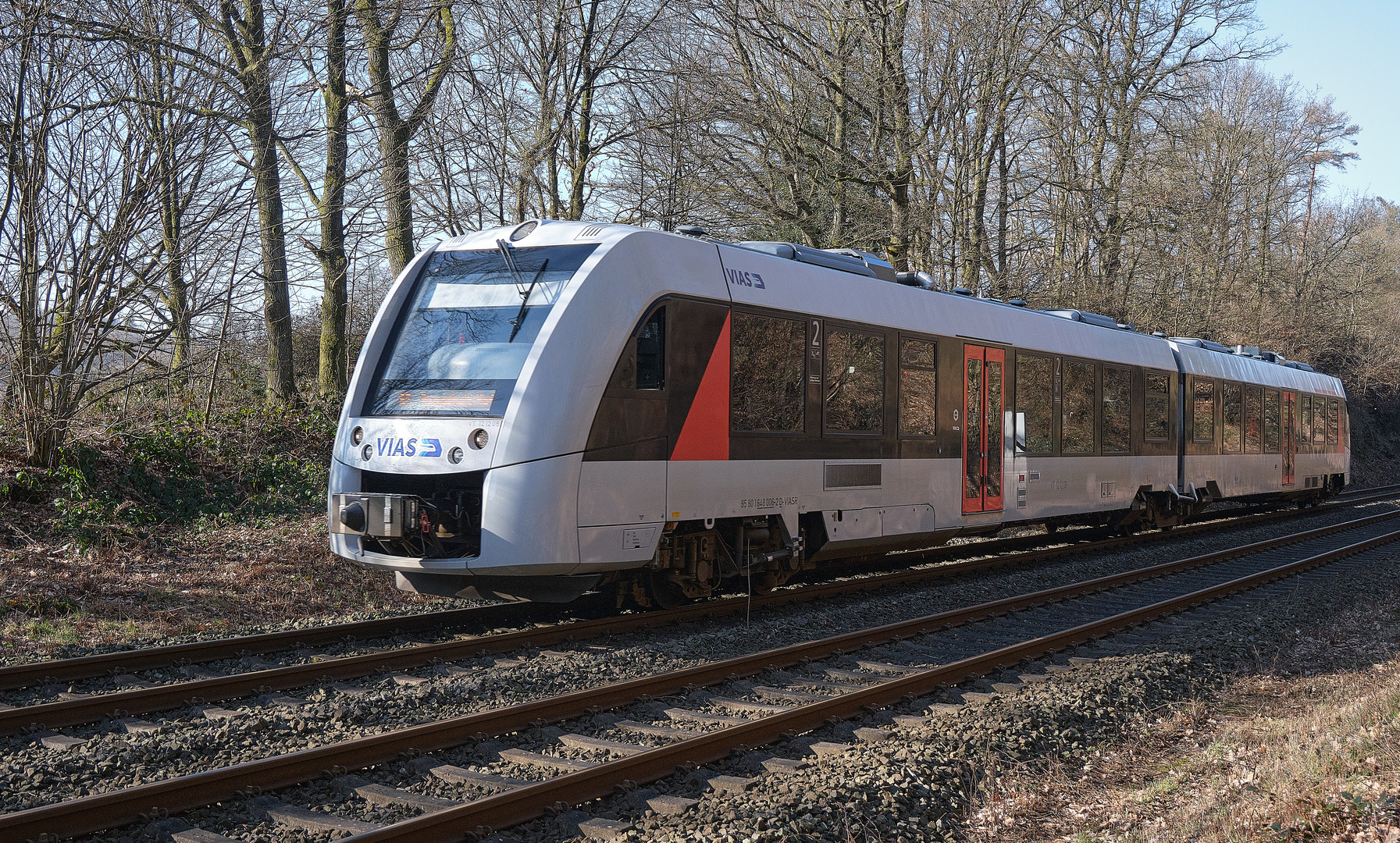 S 7 Vias in Remscheid (kommt von der Müngstener Brücke)