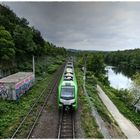 S 9 in Richtung Hagen bzw. Wuppertal HBF entlang der Ruhr