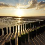 's avonds op het strand