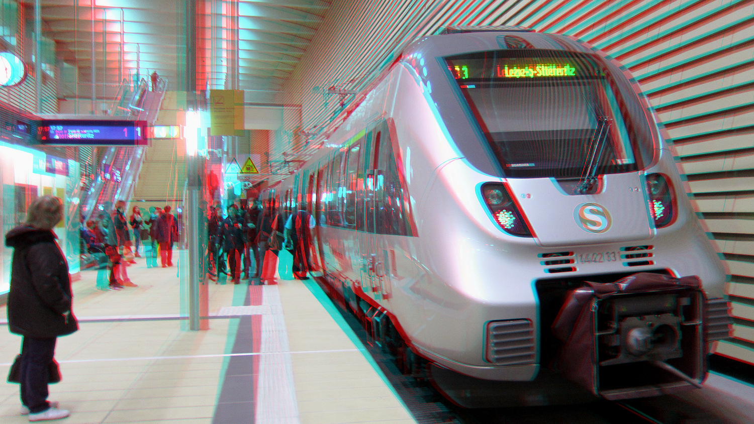 S-Bahn (3D-Foto)