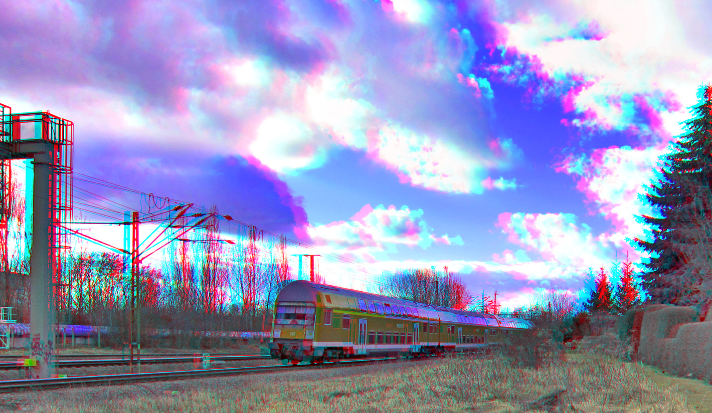 S-Bahn (3D-Foto)