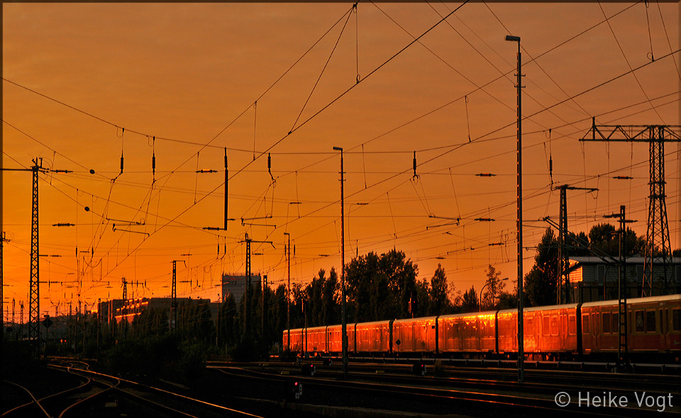 S-Bahn am Abend