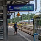 S-Bahn Bahnsteig in München Pasing