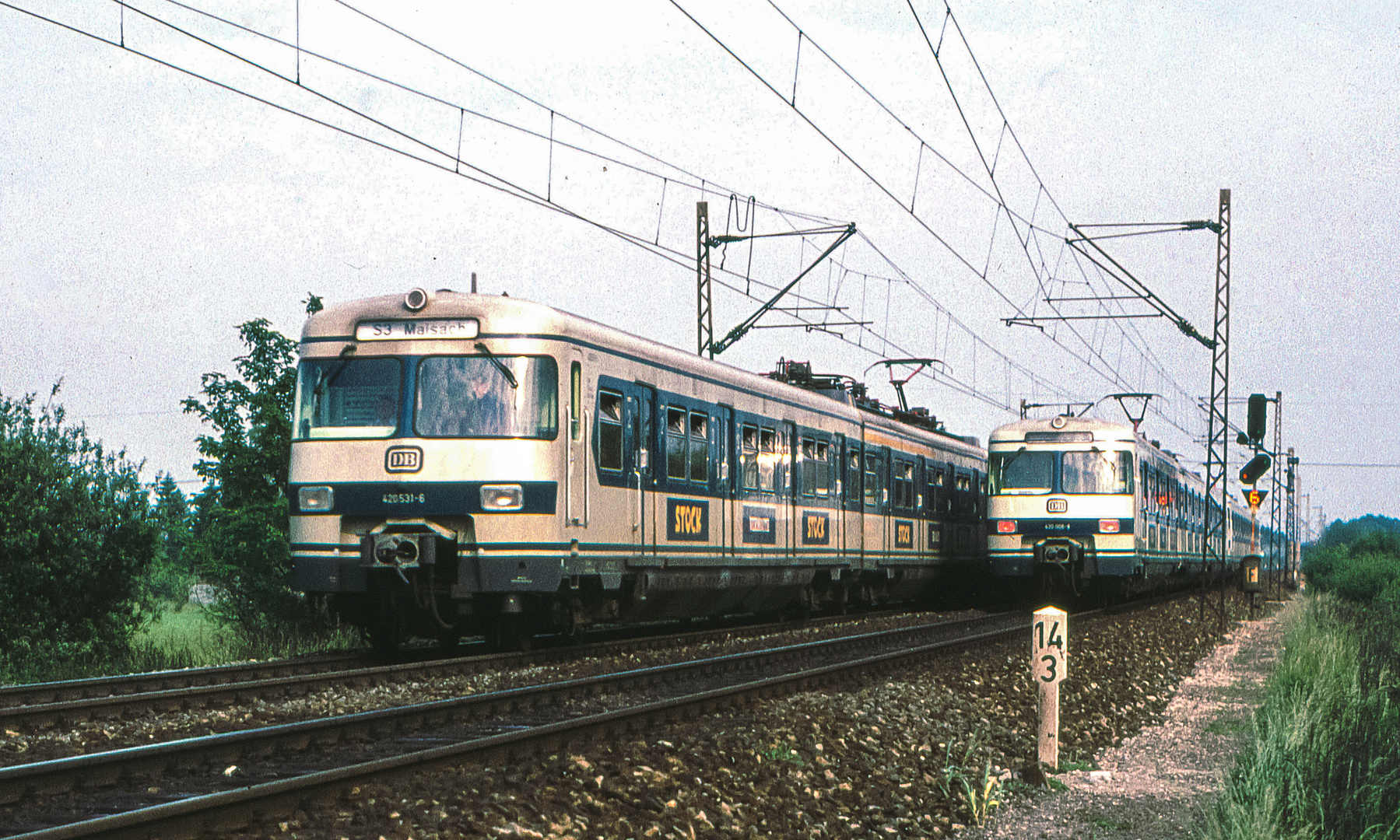 S-Bahn-Begegnung