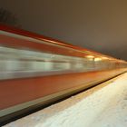 S-Bahn im Schnee